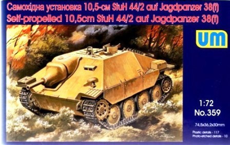 Unimodels - Self-propelled 10,5cm StuH-44/2 auf Jagdpanzer