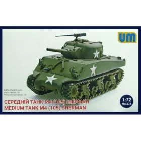 Unimodels - M4(105) medium tank tank makett