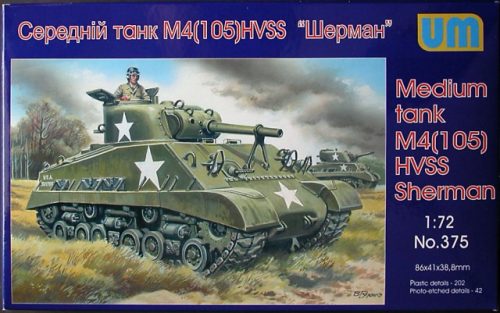 Unimodels - Medium tank M4(105) HVSS