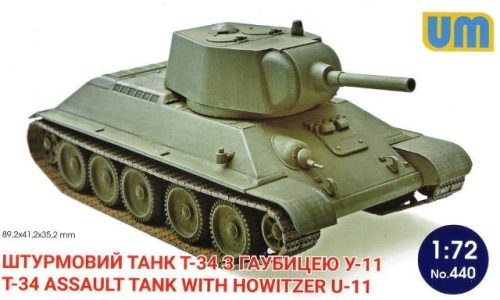 Unimodels - T-34 Assault tank with howitzer U-11