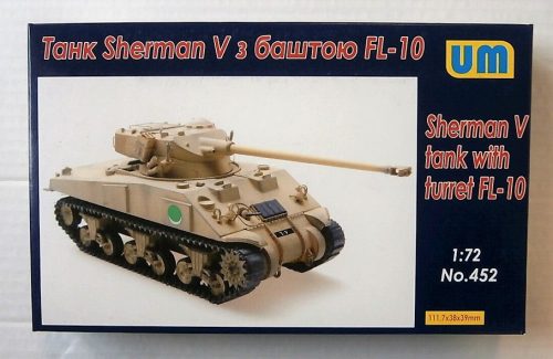 Unimodell - Sherman V Tank With Turret Fl-10