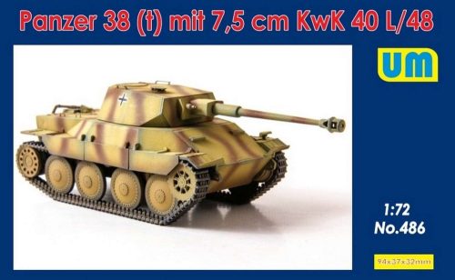 Unimodell - Panzer 38(t) mit 7.5cm KwK 40L/48