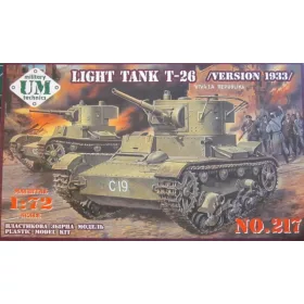 Unimodels - T-26 Light Tank 1933 tank makett