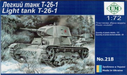 Unimodels - T-26 Light Tank 1939