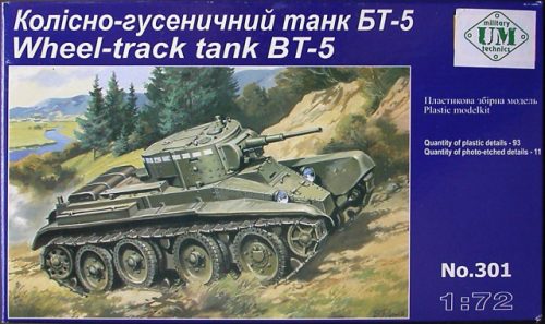 Unimodels - Wheel-Track Tank BT-5