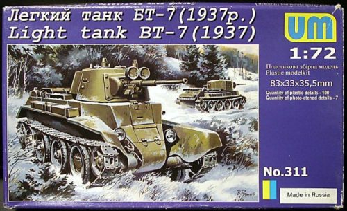 Unimodels - Light Tank BT-7 (1937)