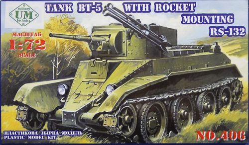 Unimodels - Tank BT-5 with rocket mounting RS-132