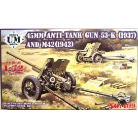 Unimodels - 45mm Antitank guns 53-K (1937) and M42 (1942)
