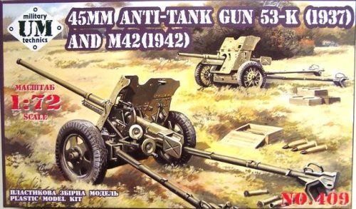 Unimodels - 45mm Antitank guns 53-K (1937) and M42 (1942)
