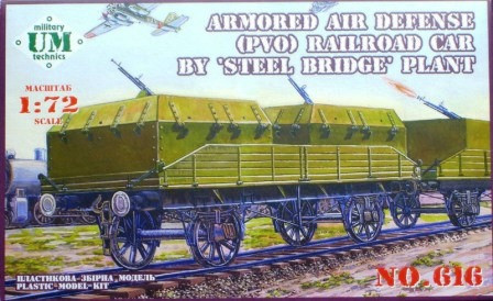 Unimodels - Armored air defense railroad car
