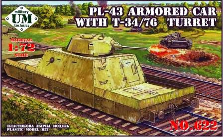 Unimodels - Pl-43 armored car with T-34/76 turret