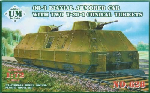 Unimodels - Biax. arm. carr. OB-3 with double T-26-1