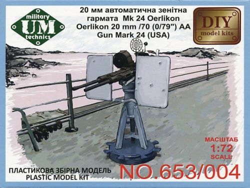 Unimodels - Oerlikon 20mm/70 (0,79")AA gun mark 24(U
