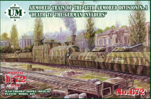 Unimodell - Death to the German Invaders Armored train of the 48th armored division#1