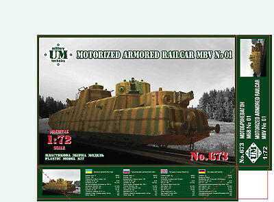 Unimodell - Motorized Armored Railcar Mbv No.01