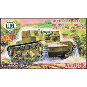   Unimodels - AT-1 Soviet artillery self-propelled gun  plastic tracks