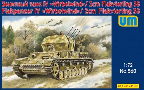 Unimodell - Flakpanzer IV Wirbelwind/2cm Flakvierling 38
