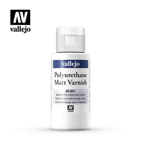 Vallejo - Auxiliary - Polyurethane Matt Varnish 60 ml
