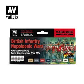   Vallejo - Model Color - British Infantry Napoleonic Wars Paint set