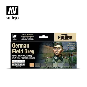   Vallejo - Model Color - German Field Grey Uniform by Jaume Ortiz Paint set