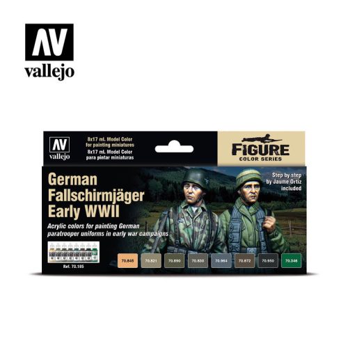 Vallejo - Model Color - German Fallschirmjäger Early WWII Paint set