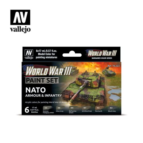 Vallejo - Model Color - NATO Armour & Infantry Paint set