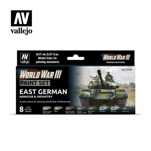 Vallejo - Model Color - East german Armour & Infantry Paint set