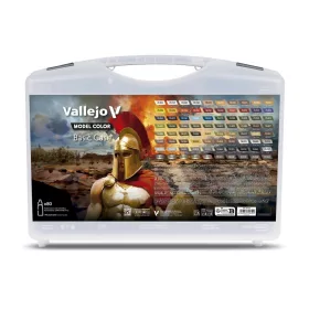   Vallejo - Basic Case. Includes: 75 basic colors + 5 auxiliaries 18 ml