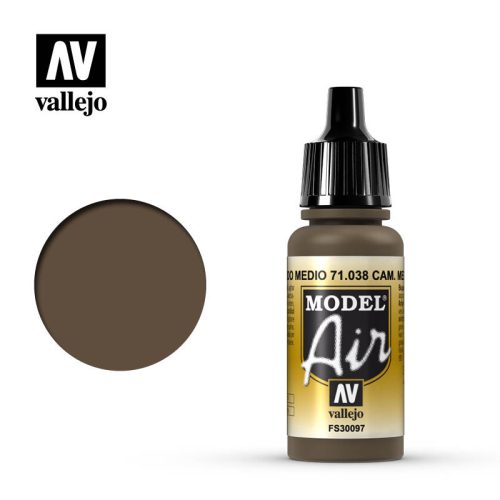 Vallejo - Model Air - Camouflage Medium Brown
