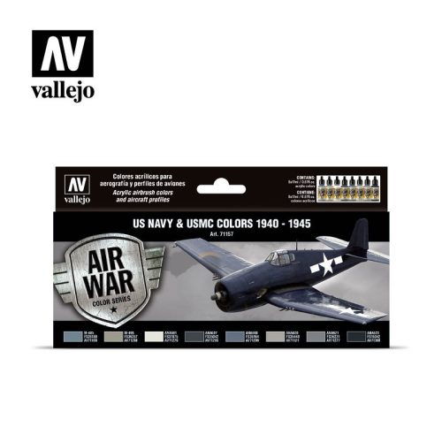 Vallejo - Model Air - US Navy & USMC WWII 1940-1945 Paint set