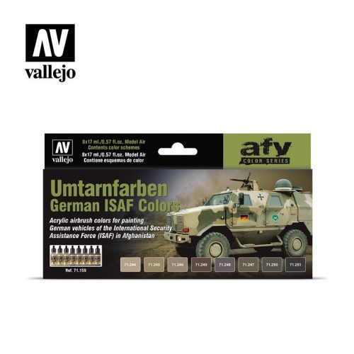 Vallejo - Model Air - Umtarnfarben Paint set