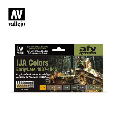 Vallejo - Model Air - IJA Colors Early/Late Paint set