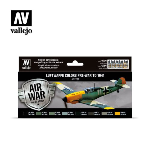 Vallejo - Model Air - Luftwaffe Pre-War To 1941 Paint set