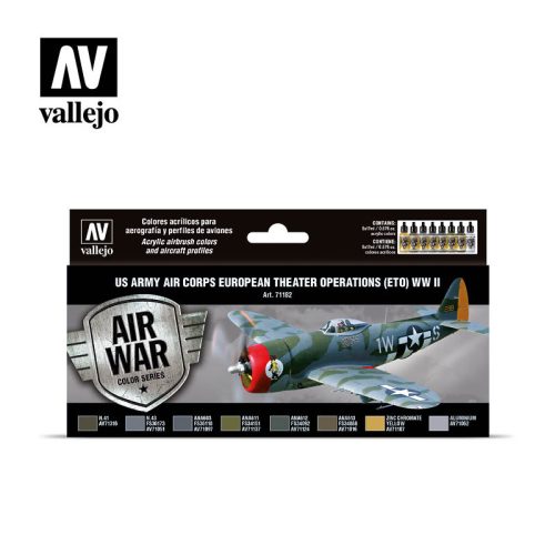 Vallejo - Model Air - US Army Air Corps European Theater Op. (ETO) WWII Paint set
