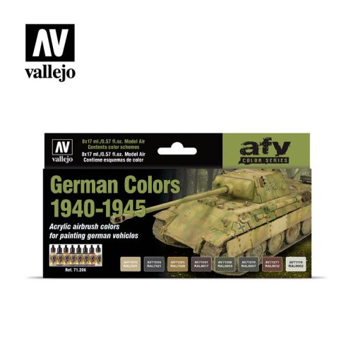 Vallejo - Model Air - German WWII Colors 1940-1945 Paint set