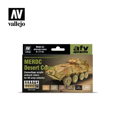 Vallejo - Model Air - MERDC Desert Colors Paint set