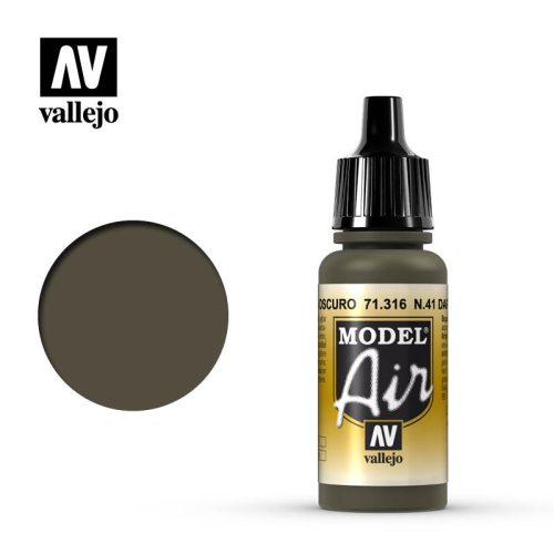 Vallejo - Model Air - N41 Dark Olive Drab