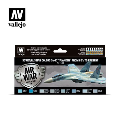 Vallejo - Model Air - Soviet / Russian colors Su-27 "Flanker" from 80's to present Paint set