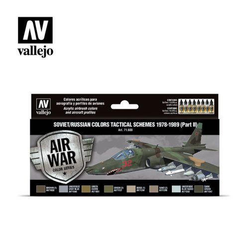 Vallejo - Model Air - Soviet / Russian colors Tactical Schemes 1978-1989 (Part II) Paint set