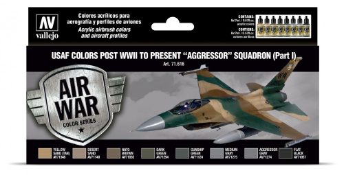 Vallejo - USAF colors post WWII to present Aggressor Squadron Part I