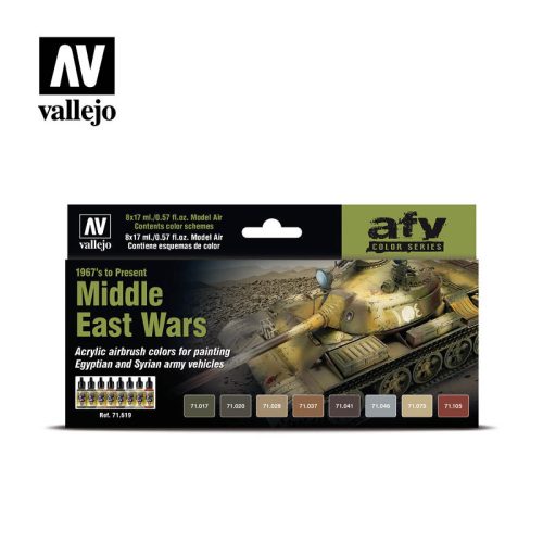 Vallejo - Model Air - Middle East Wars (1967's to present) Paint set