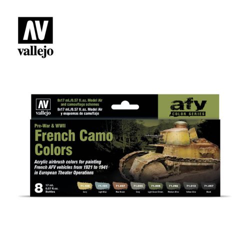 Vallejo - French Camo Colors Pre-War & WWII (8)