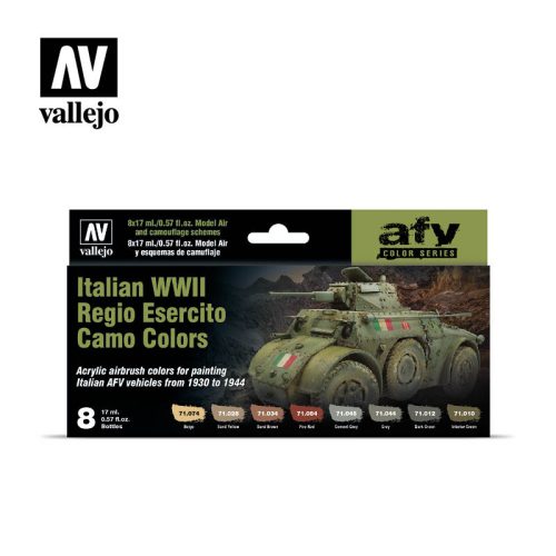 Vallejo - Italian WWII Regio Esercito Camo Colors (8)
