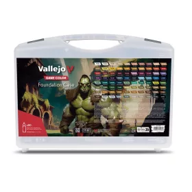 Vallejo - Foundation Case. Includes 80 opaque colors 18 ml