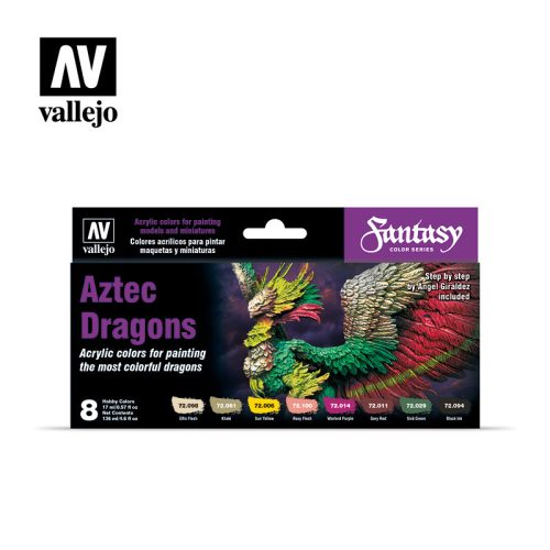Vallejo - Aztec Dragons (8) by Angel Giraldez