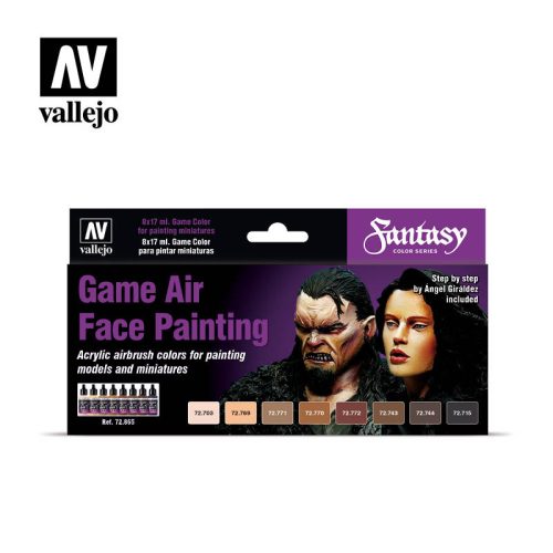 Vallejo - Game Air - Face Painting (8) by Angel Giraldez Paint set