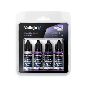   Vallejo - True Metallic Metal: Celestial Violet Paint Set (4)