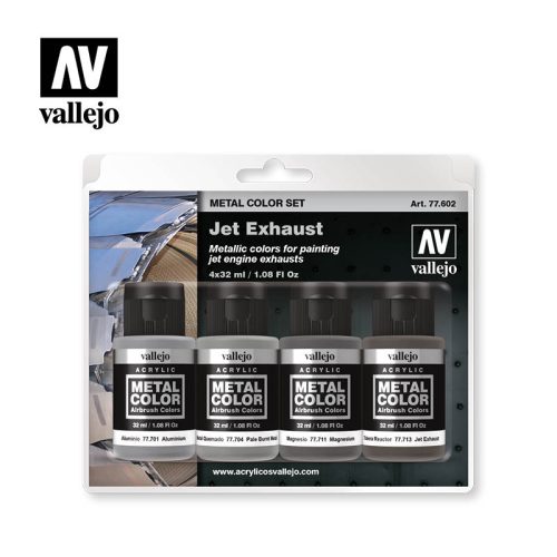Vallejo - Metal Color - Jet Exhaust Paint set