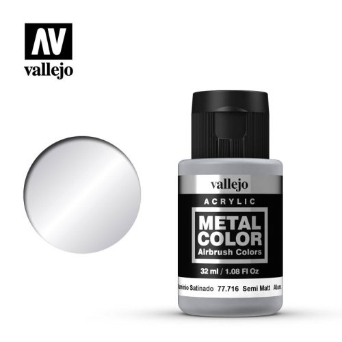 Vallejo - Metal Color - Semi Mate Aluminium