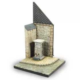   Vallejo - Street Corner with Waterpump Normandy 15,5 x 15,5 cm